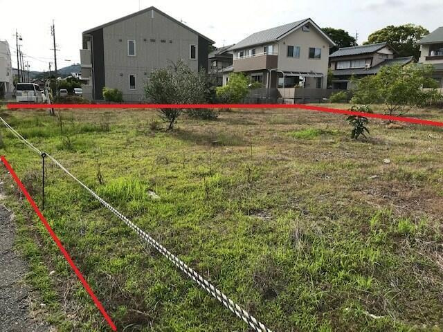 売地　蒲郡市大塚町大門19-1,17-2,18-4の外観|現地写真　敷地面積827㎡(約250.16坪）