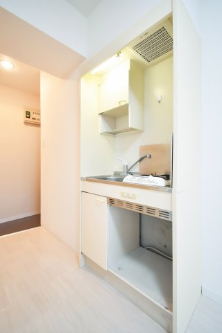 Ｃｉｅｌ　Ｂｌｅｕ並木のキッチン|コンパクトなキッチンで掃除もラクラク