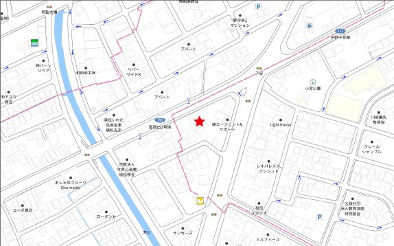 売地　浜松市中央区子安町の地図