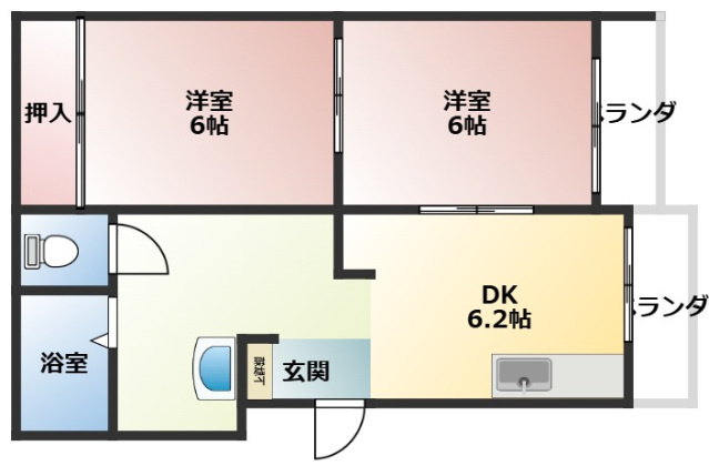 コーポ85の間取り