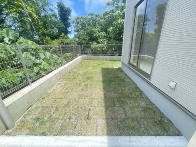 【庭】 | 南城市知念久原（全8棟）ラスト8号棟 | 8号棟　お庭付き♪