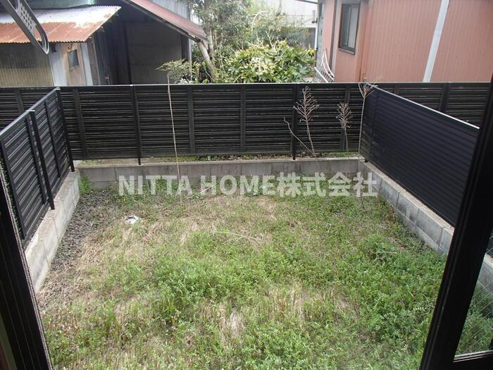 ＲＩＯ　AＯＮＯ　Ⅰ号館のバルコニー|広々専用庭付き♪