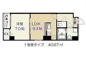 ミラージュ　錦糸町の間取り
