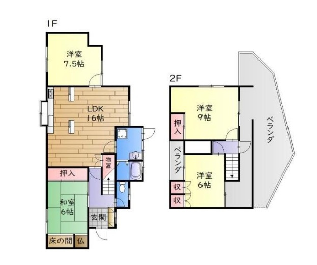 明石市魚住町西岡の間取り