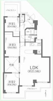 【間取り】 | 【廻間公園南マンション】✨️仲介手数料無料！✨️北一社小学校・猪高中学校