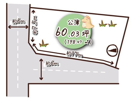 羽束師古川町　建築条件無土地
