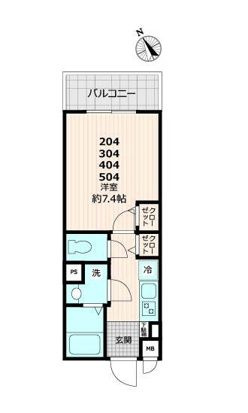 ダウンタウンレジデンスの間取り