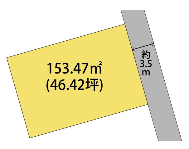 和歌山市狐島・土地・126911の区画図