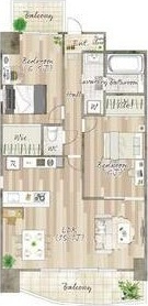 【間取り】 | VIVIENDA栄(ヴィヴィエンダ栄)