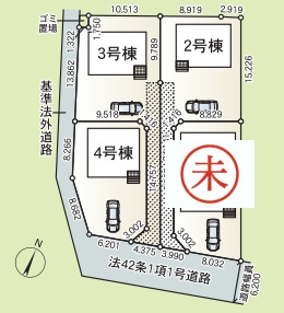 川島町伊草　第2　新築一戸建て　クレイドルガーデン　04の区画図|4号棟