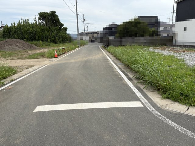 売地　豊川駅東区画整理４街区１画地の前面道路含む現地写真|前面道路含む現地写真