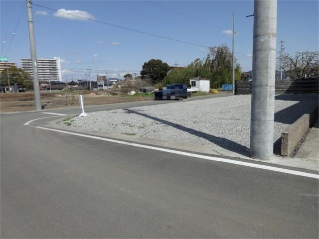 売地　豊川駅東区画整理４街区１画地の外観|現地写真（西側から撮影）