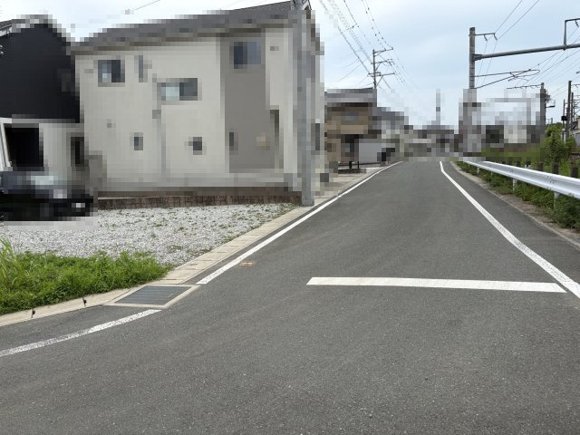 売地　豊川駅東区画整理４街区１画地の前面道路含む現地写真|前面道路含む現地写真