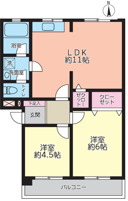 ◆リフォーム済み◆上柏尾町 中古マンション 1180万円の間取り