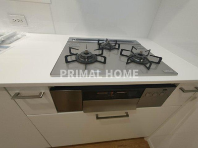 【キッチン】 | カスティリヨ東白楽 | ３口ガスコンロです。