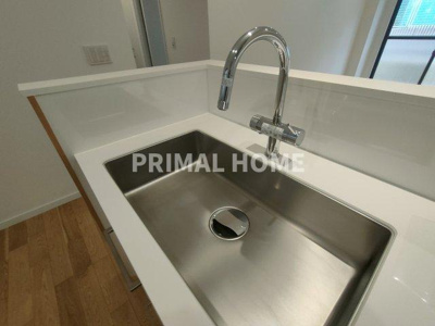 【浴室】 | カスティリヨ東白楽 | 大きなお鍋も余裕の大型シンクです。