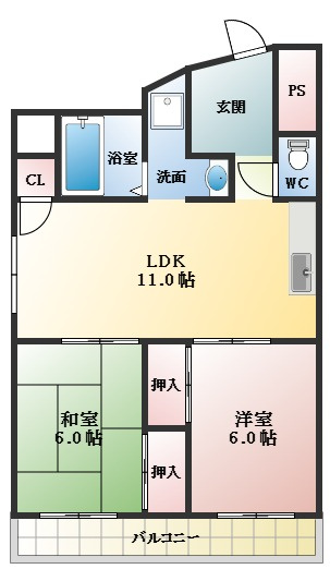【間取り】 | 滝谷ユタカハイツ