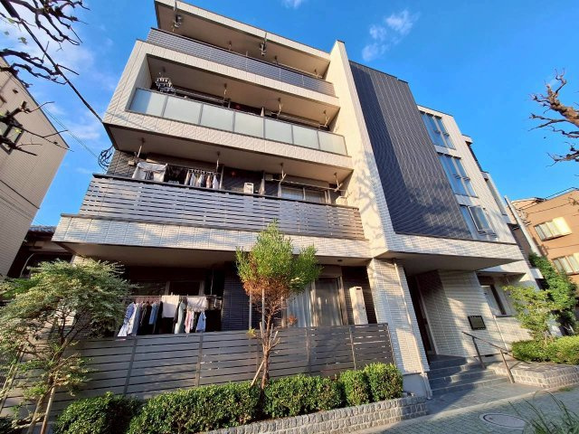 フェリシア梅島の外観|日当り良好