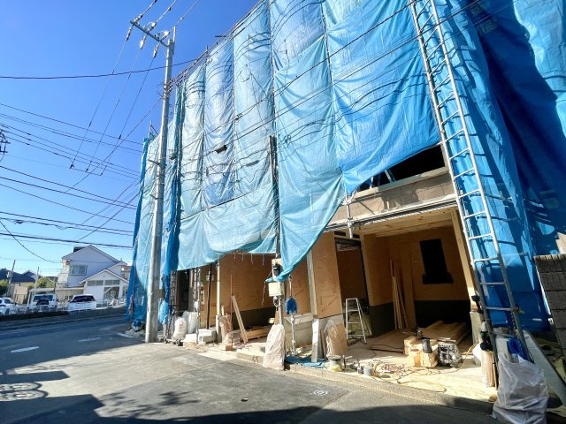 西東京市下保谷1丁目　南道路の新築分譲住宅全3棟の外観