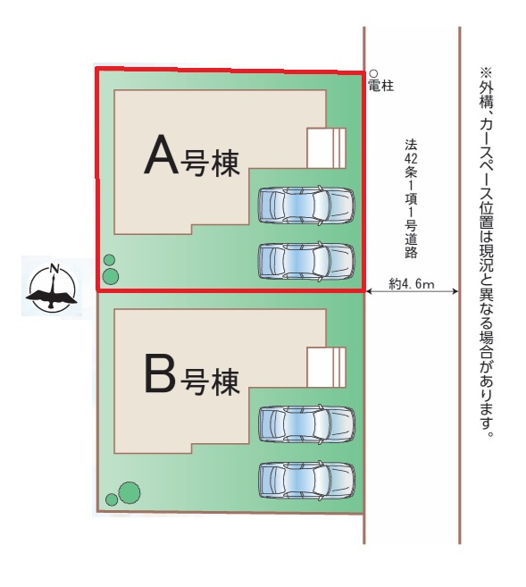 ハートフルタウン 　水戸市大塚町　3期　Aの区画図|内覧も他の物件と合わせての現地ご案内も可能です！HPから、またお電話でも、お気軽にお問い合わせください。



