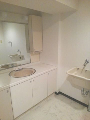 【独立洗面台】 | ライオンズガーデン花崎F棟 | 使いやすい独立洗面台です