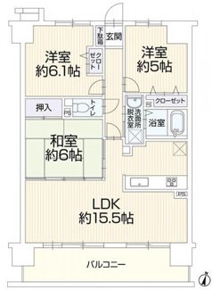 【間取り】 | 宝マンション道徳東第3 | 間取図　※図面と現況が異なる場合は現況優先といたします。