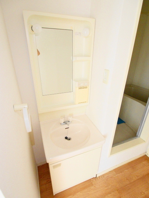 髙田ハイツA棟の洗面所