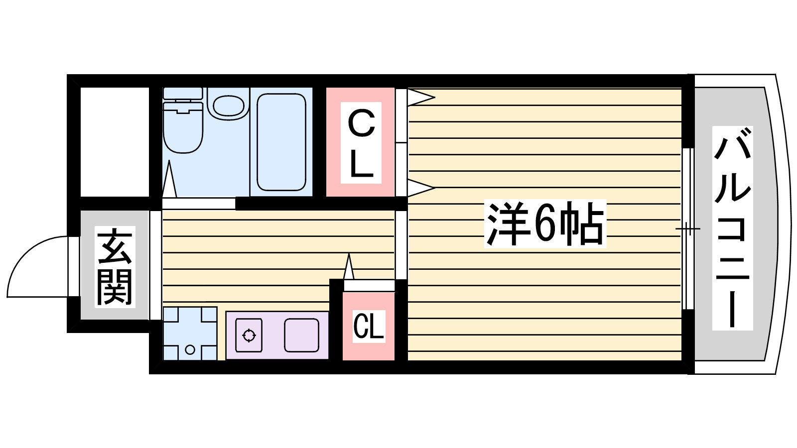 メゾンUQの間取り