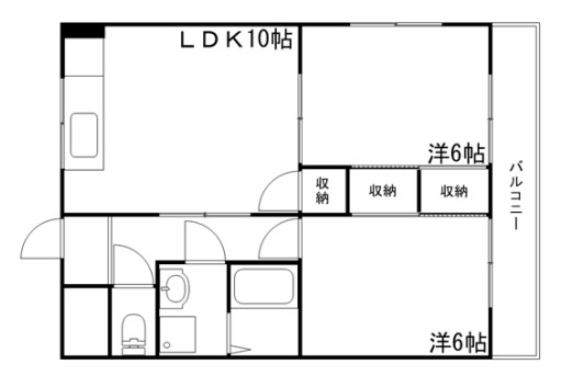 ピュア東姫路の間取り