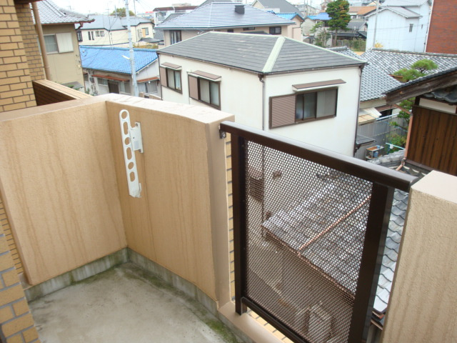 若葉園のバルコニー