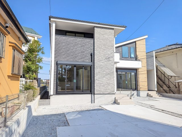 八王子市　元本郷町　新築一戸建て　１０期の外観|～西八王子駅徒歩18分　ZEH水準　南道路で陽当たりの良いデザイン住宅～