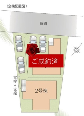 【区画図】 | 藤沢市鵠沼松が岡6期 新築戸建 全2棟