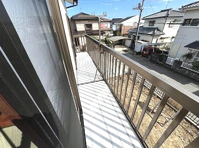 大網白里市富田　中古戸建のバルコニー|内装リフォーム済み令和7年1月 システムキッチン都市ガス並列2台可 敷地約71坪