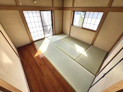 大網白里市富田　中古戸建の和室|内装リフォーム済み令和7年1月 システムキッチン都市ガス並列2台可 敷地約71坪