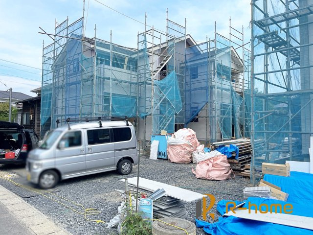 水戸市酒門町15期　新築戸建て　1号棟の外観|ご予約を頂ければ、『平日』はもちろん『早朝』や『夜間』もご見学可能です♪お気軽にお申し付けください♪