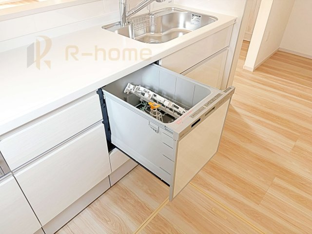 水戸市酒門町15期　新築戸建て　2号棟の設備|ビルトイン食器洗い乾燥機付き！とってもラクラク嬉しい時短アイテムです♪