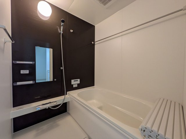 八王子市　元本郷町　新築一戸建て　１０期の浴室|～のびのびくつろげるバスルーム　１日の締めくくりに癒やしのバスタイムを～