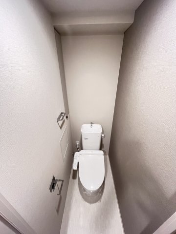 大阪市都島区片町１丁目の賃貸マンションのトイレ