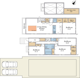 【間取り】 | ご自宅から現地まで、当社スタッフがお車にて、「お迎え・お送り」をしております。ぜひお気軽にお問い合わせくださいませ♪