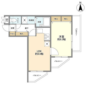 【間取り】 | セザール渋谷