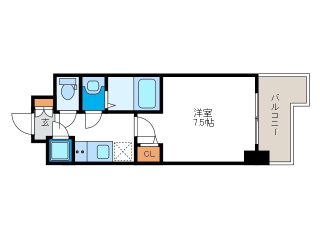 プロシード大阪NB3の間取り