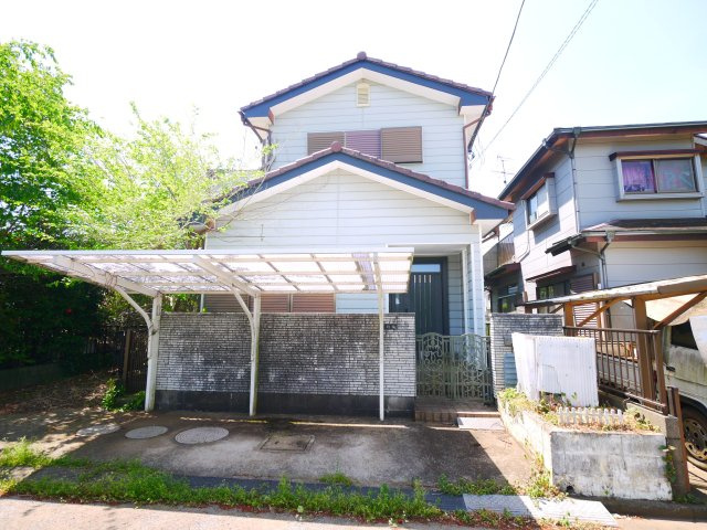 東金市極楽寺　中古戸建の外観|３DK カーポート付2台 閑静な分譲地内