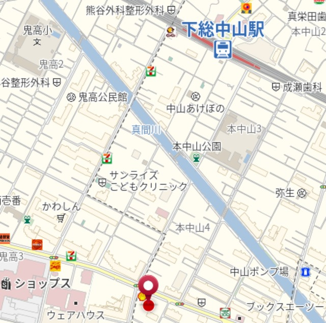 コルティーレ本中山の地図|★案内図★