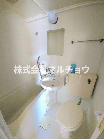 ハイツPALの浴室|コンパクトで使いやすいお風呂です