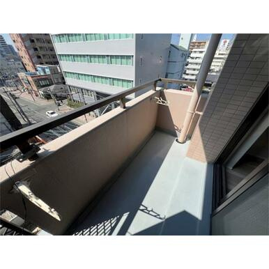 熊本市中央区水前寺１丁目の賃貸マンションのバルコニー