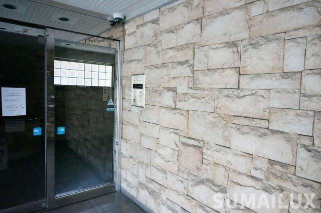 熊本市中央区水前寺１丁目の賃貸マンションのエントランス