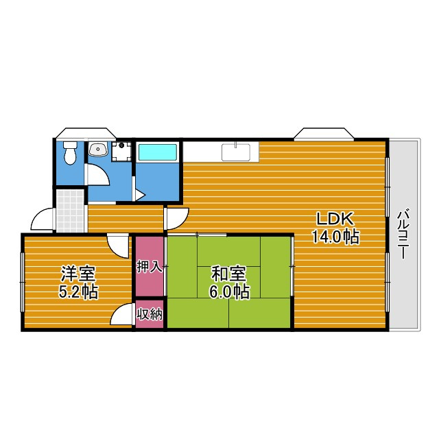 日吉壱番館の間取り