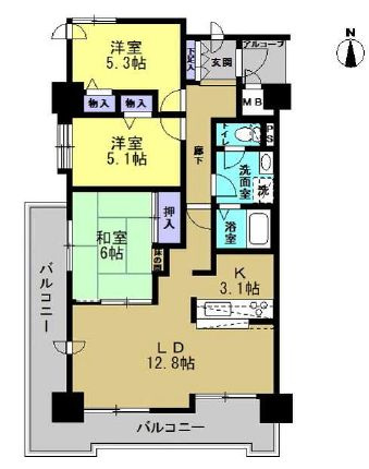 【間取り】 | オリンピア大通西18丁目マンション