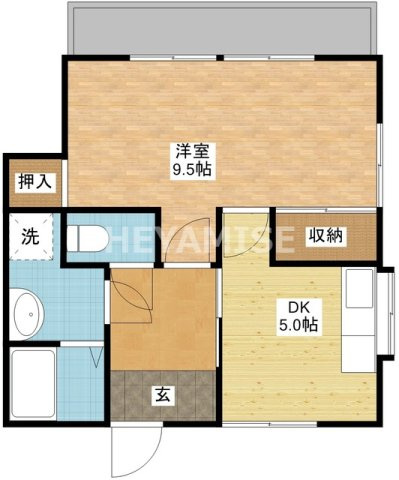 サンパレス三原の間取り