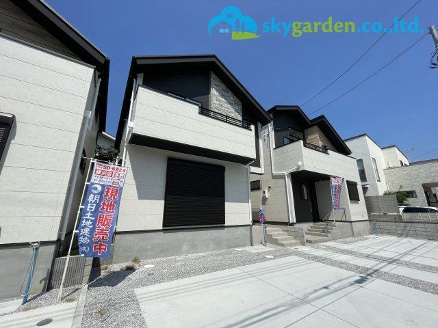 藤沢市鵠沼海岸2期　新築戸建　全3棟2号棟の外観